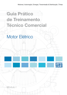 Guia Pr&aacute;tico de Treinamento T&eacute;cnico Comercial Motor El&eacute;trico