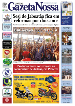 Sesi de Jaboat&atilde;o fica em reformas por dois anos