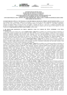 governo do estado de goias secretaria de ci&ecirc;ncia e
