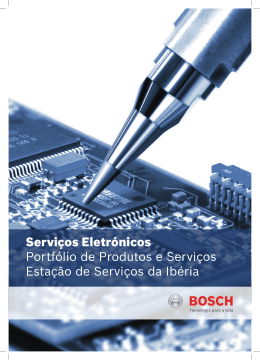 Servi&ccedil;os Eletr&oacute;nicos Portf&oacute;lio de Produtos e Servi&ccedil;os Esta&ccedil;&atilde;o