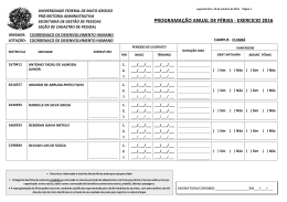 (RELATORIO DE F\311RIAS)