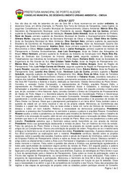 PREFEITURA MUNICIPAL DE PORTO ALEGRE ATA N