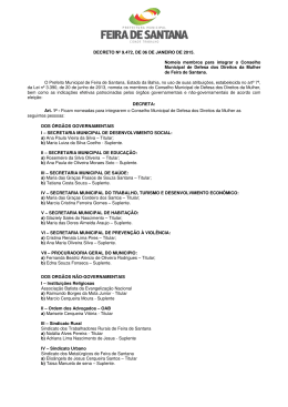DECRETO N&ordm; 9.472, DE 06 DE JANEIRO DE 2015. Nomeia