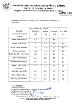 Resultado Final Mestrado