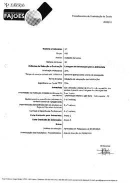 Hor&aacute;rio a Concurso: