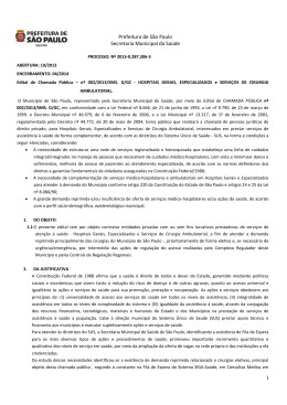 Edital de Chamada P&uacute;blica &ndash; n&ordm; 002/2013 - SMS.G