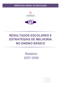 Resultados Escolares e Estratégias de Melhoria no Ensino Básico