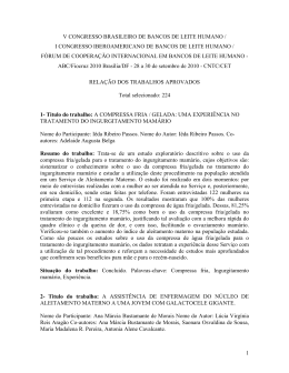 V CONGRESSO BRASILEIRO DE BANCOS DE LEITE HUMANO /