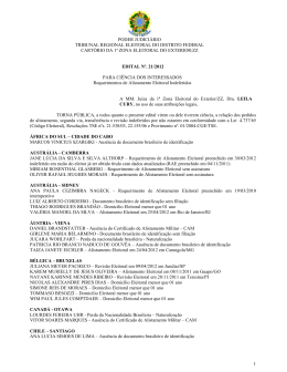 1 poder judici&aacute;rio tribunal regional eleitoral do distrito federal