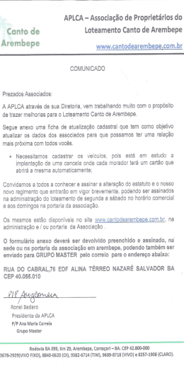 COMUNICADO 02.07.2015