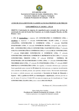 ESTADO DO ACRE Secretaria de Estado da Gest&atilde;o Administrativa