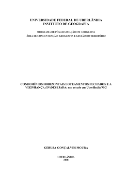 universidade federal de uberlândia instituto de geografia