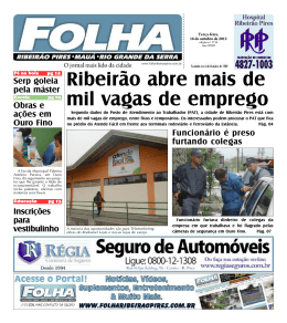 Edição: 1734 De - Folha Ribeirão Pires