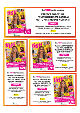 valesca popozuda: &ldquo;as mulheres me cantam muito mais que