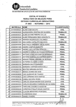 5&ordm; ano - noturno