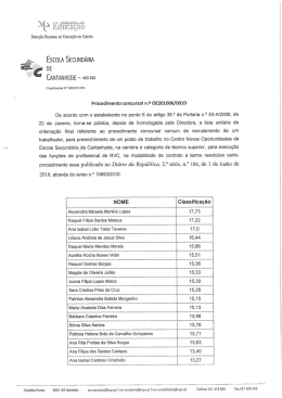 ESCOLA SECUND&Aacute;RIA DEl CANTANHEDE