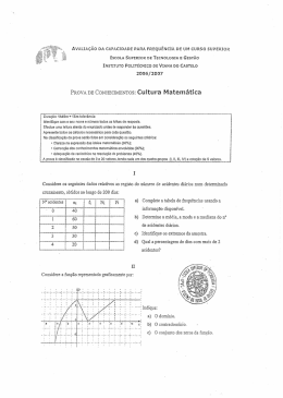 Prova de Cultura Matem&aacute;tica 2006/07
