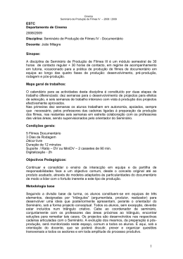 Semin&aacute;rio de Produ&ccedil;&atilde;o de Filmes IV