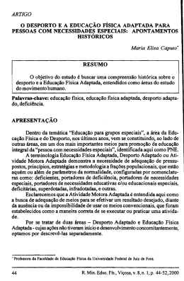 Fa&ccedil;a o dowload aqui - Revista Mineira de Educa&ccedil;&atilde;o F&iacute;sica