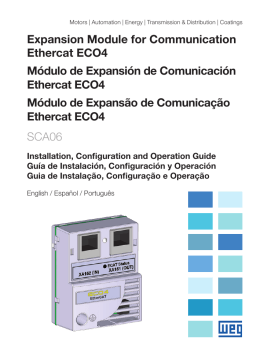 Expansion Module for Communication Ethercat ECO4 Módulo