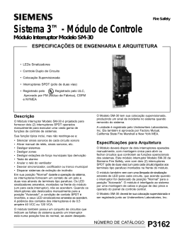 Sistema 3™ - Módulo de Controle