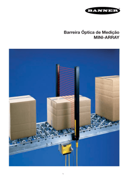 Barreira &Oacute;ptica de Medi&ccedil;&atilde;o MINI-ARRAY