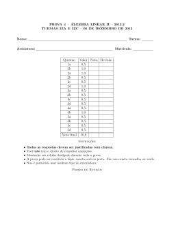 Quest&tilde;ao Valor Nota Revis&tilde;ao 1a 0,5 1b 1,0 2a 1,0 2b 0,5 2c 0,5 2d