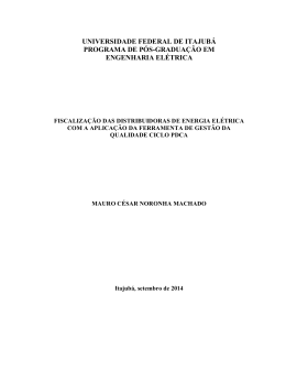 Fiscaliza&ccedil;&atilde;o das distribuidoras de energia el&eacute;trica com a
