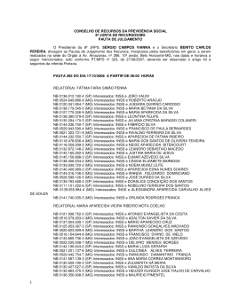 CONSELHO DE RECURSOS DA PREVIDÊNCIA SOCIAL 8ª