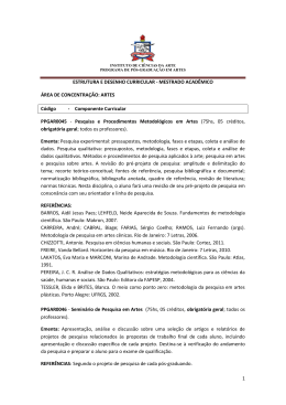 Estrutura Curricular