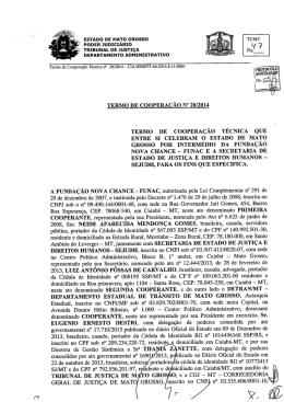 N&ordm;. 28/2014 - Tribunal de Justi&ccedil;a do Estado de Mato Grosso