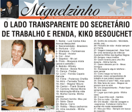 ` 1- Nome - Luiz Carlos Kiko