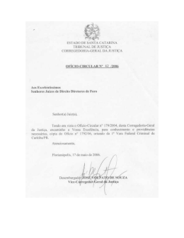TRIBUNAL DE JUSTIÇA CDRREGEDURIAfÚÉRAL DA JUSTICA