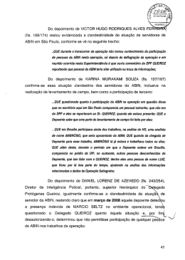 De depoimento eie vicToR HUGO RODRIGUES ALVES