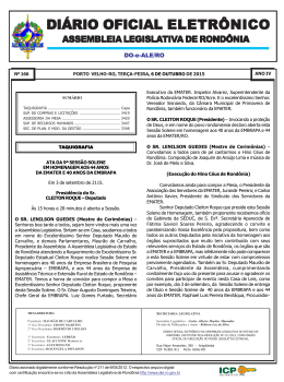 Edicao nr. 166 de 06-10-2015