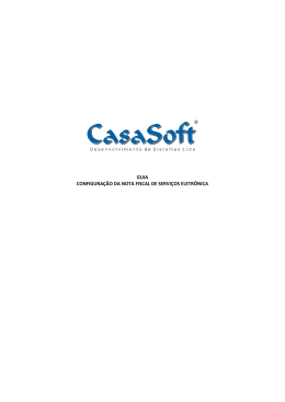 Guia 001 - Configura&ccedil;&atilde;o da Nota Fiscal Eletr&ocirc;nica