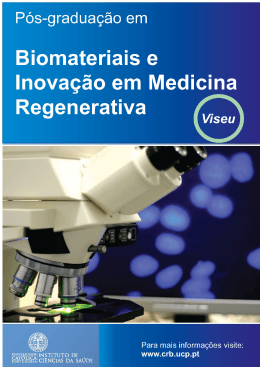 Biomateriais e Inovação em Medicina Regenerativa
