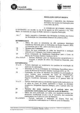 Resolu&ccedil;&atilde;o CEPE n&ordm; 093/2014