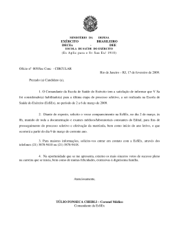 EX&Eacute;RCITO BRASILEIRO DECEx - DEE (Es Aplic para o