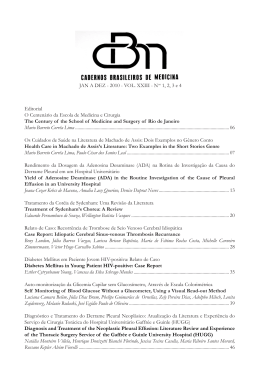 JAN A DEZ - 2010 - VOL. XXIII - Nos 1, 2, 3 e 4