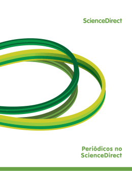 T&iacute;tulos/Cole&ccedil;&otilde;es de Per&iacute;odicos no ScienceDirect