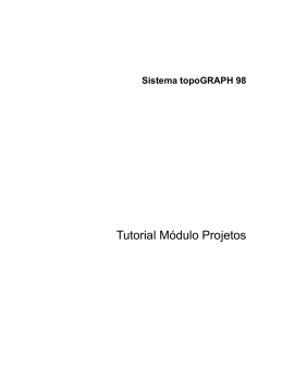 Apostila Topograph - Projetos