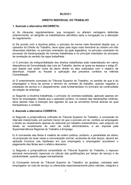 Prova - Tribunal Regional do Trabalho da 8&ordf; Regi&atilde;o