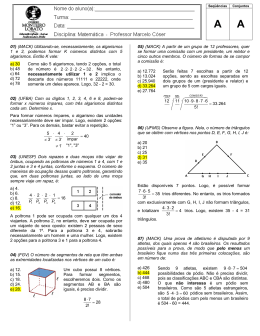 01) (MACK) Utilizando-se, necessariamente, os algarismos 1 e 2
