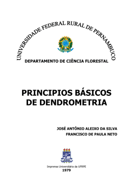 Princ&iacute;pios B&aacute;sicos de Dendrometria