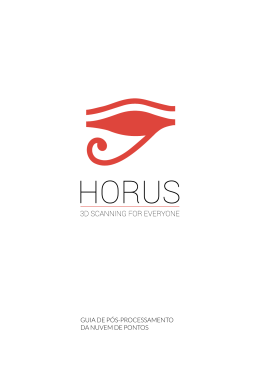 Horus: guia de pos-processamento da nuvem de pontos
