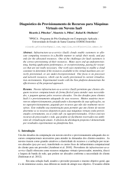 Diagn&oacute;stico do Provisionamento de Recursos para - CE