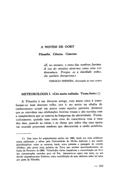 A NUVEM DE OORT