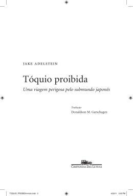Leia um trecho em pdf - Companhia das Letras