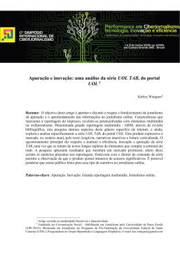 Apura&ccedil;&atilde;o e inova&ccedil;&atilde;o: uma an&aacute;lise da s&eacute;rie UOL TAB, do